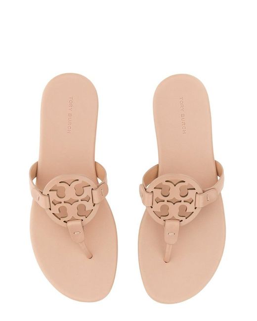 Tory Burch Oft Miller Sandal in Natural | Lyst