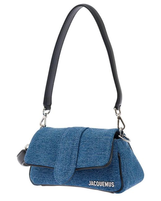 Jacquemus Blue 'Le Petit Bambimou' Shoulder Bag With Logo Detail