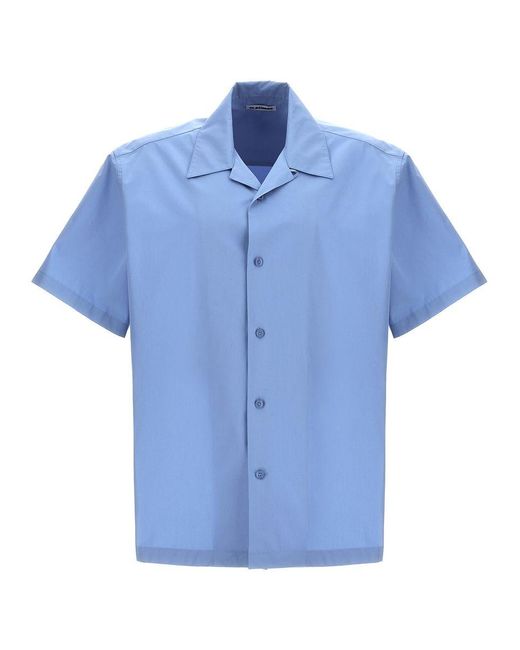 Jil Sander Blue Bowling Shirt Shirt, Blouse for men