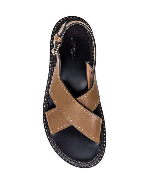 Isabel Marant Brown Sandal With Studs