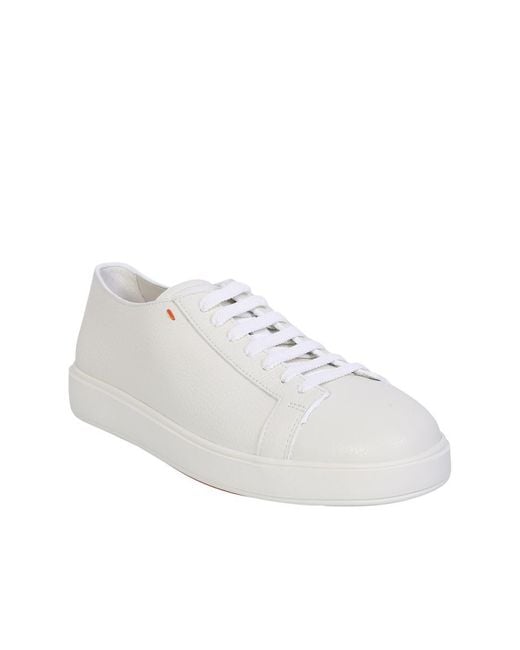 Santoni White Sneakers for men