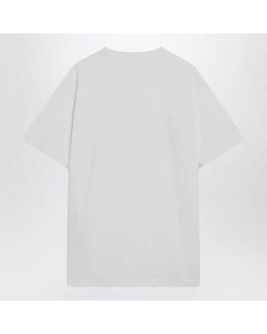 Gucci White T-Shirt With Logo Print