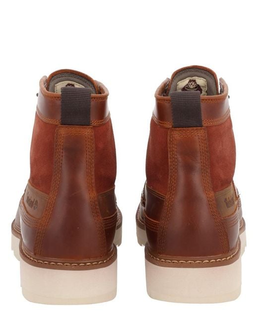 Timberland Brown Waterproof Lace-Up Boot for men