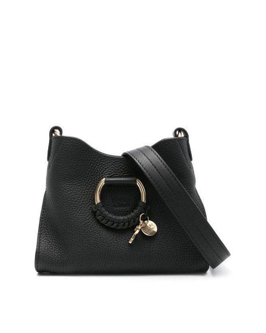 See By Chloé Black Joan Mini Top Handle Bag