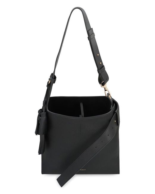 Givenchy Black Medium Belted Hobo Bag