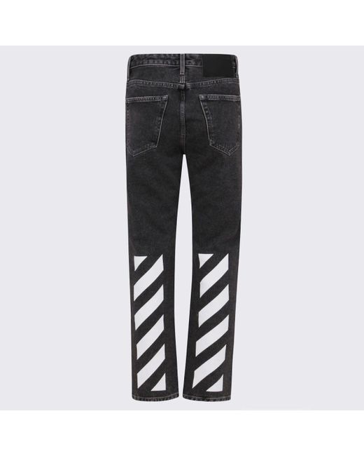 Womens Clothing Jeans Straight-leg jeans Off-White c/o Virgil Abloh Denim Jeans in Grey Grey 