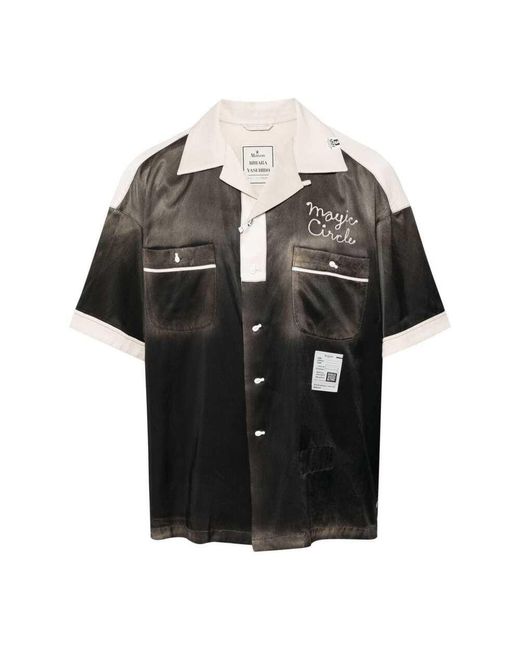 Maison Mihara Yasuhiro Black Shirts for men