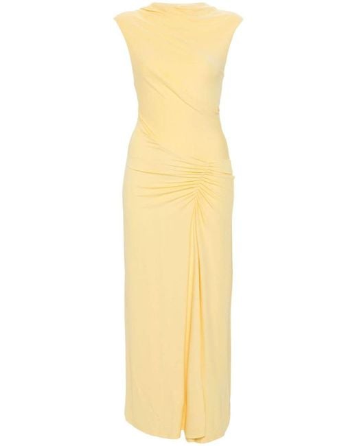 Jonathan Simkhai Yellow Acacia Dress