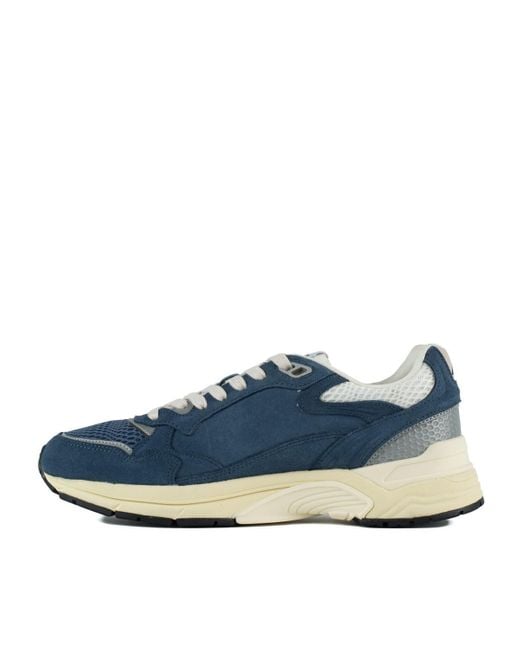 Autry Blue Ensign And Mesh And Suede Hyperway Sneakers for men