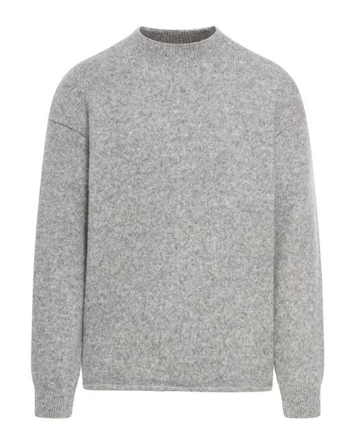 Jacquemus Gray Pullover Sweater for men