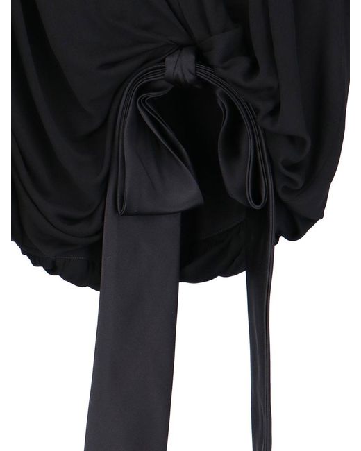 Saint Laurent Black Viscose Dress