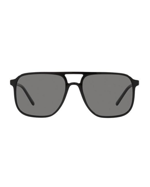 Dolce & Gabbana Black Dg4423 Thin Polarizzato Sunglasses for men