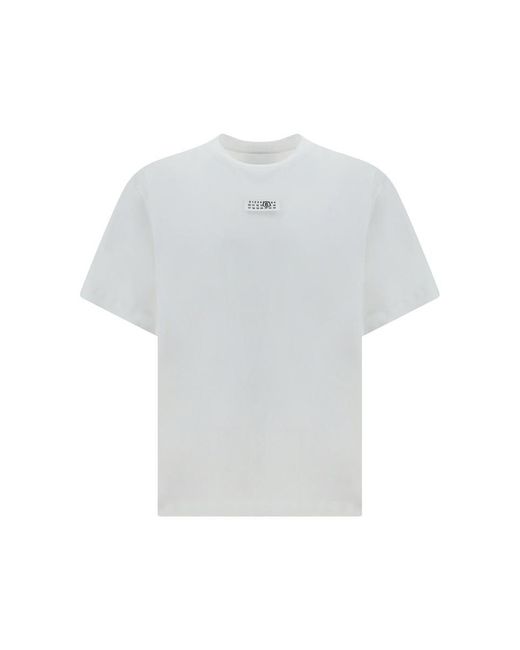 MM6 by Maison Martin Margiela White T-shirts for men