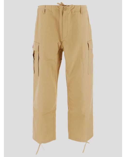 KENZO Natural Trousers for men