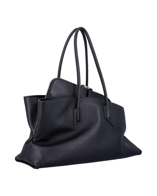 The Attico Blue La Passeggiata Medium Tote Bag