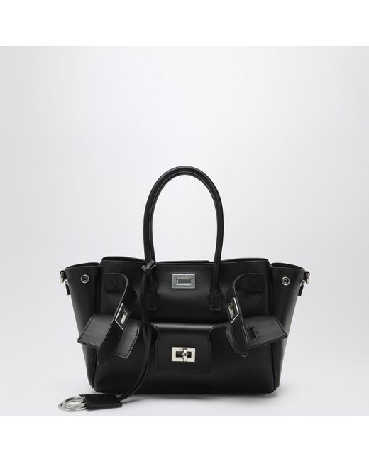 Balenciaga Black Carry All Bel Air Mini Bag In