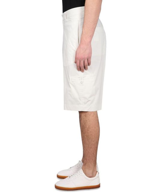 Lardini White Bermuda Shorts "epkanga" for men