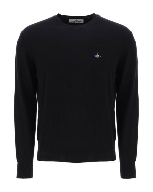 Vivienne Westwood Black Organic Cotton And Cashmere Sweater for men