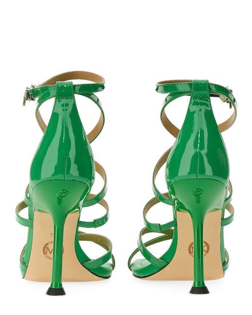 Michael Kors Green Pumps In Leather.