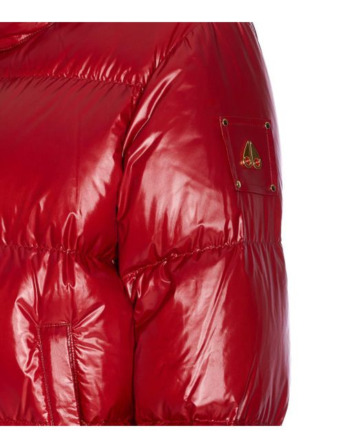 Moose Knuckles Red Moonstone Down Jacket