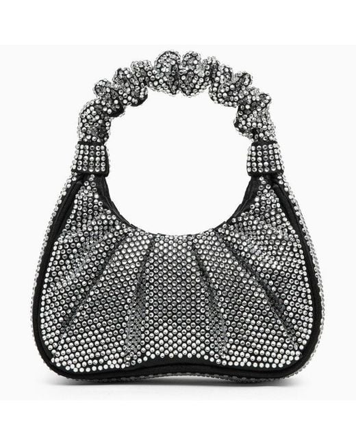 JW PEI Black Gabbi Handbag With Crystals