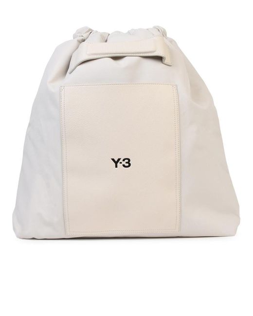 Y-3 Natural Nylon Bag for men