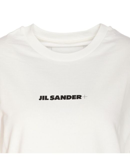 Jil Sander White T-Shirts And Polos
