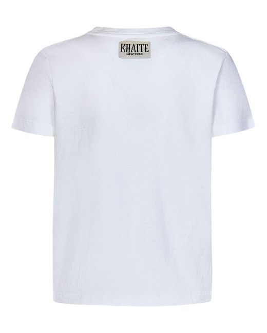 Khaite White T-Shirts And Polos