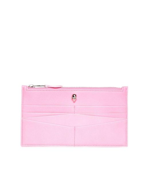 Alexander McQueen Pink Wallets