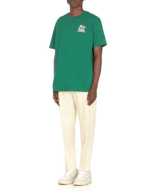 Casablanca Green T-shirts And Polos for men