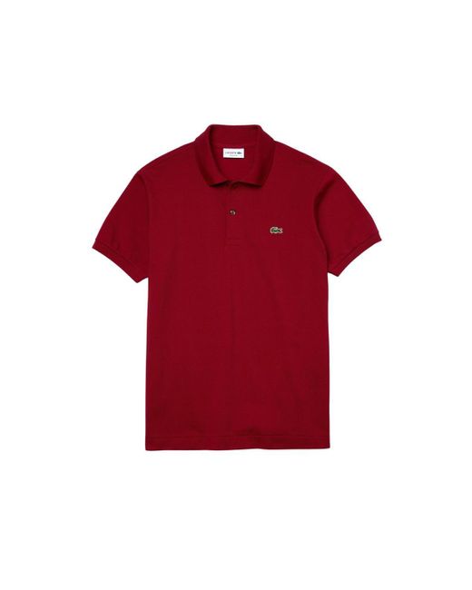 Lacoste Red Polo for men