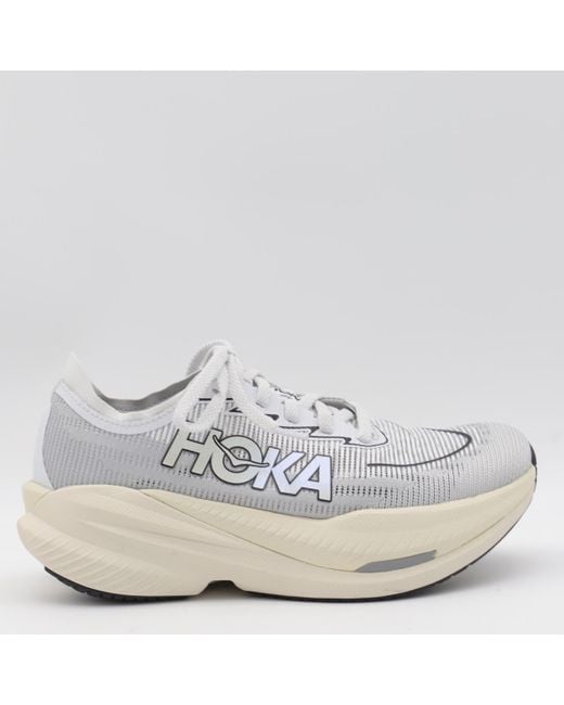 Hoka One One White Mach X2 Sneakers