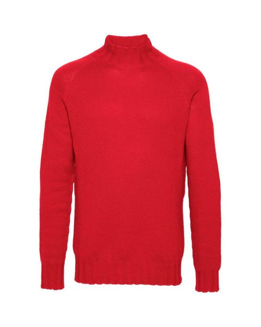 Tagliatore Red Sweaters for men