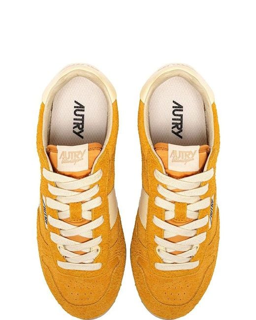 Autry Shoes in Yellow | Lyst