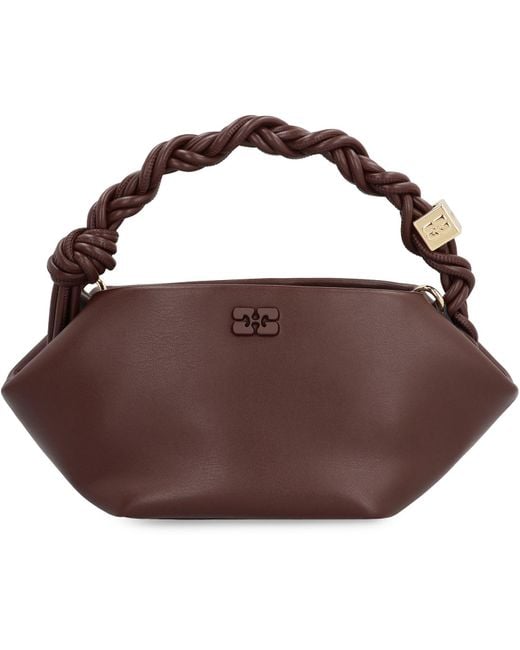 Ganni Bou Mini Bag in Brown | Lyst