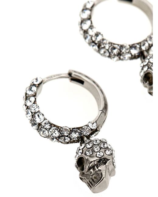 Alexander McQueen Multicolor Mcqueen Skull Earrings