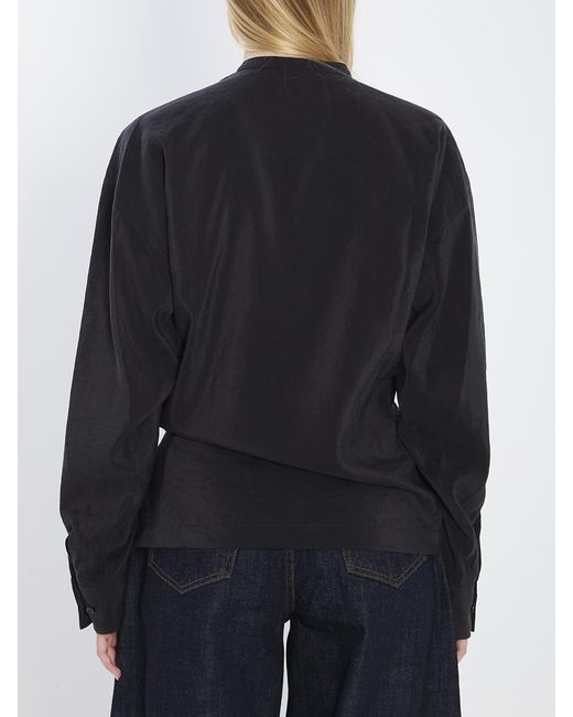 Lemaire Black Twisted Top