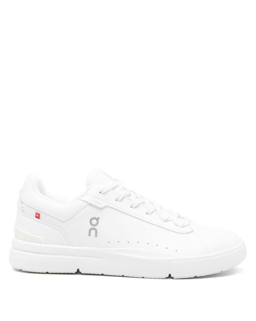 On Shoes White The Roger Advantage Sneakers for men