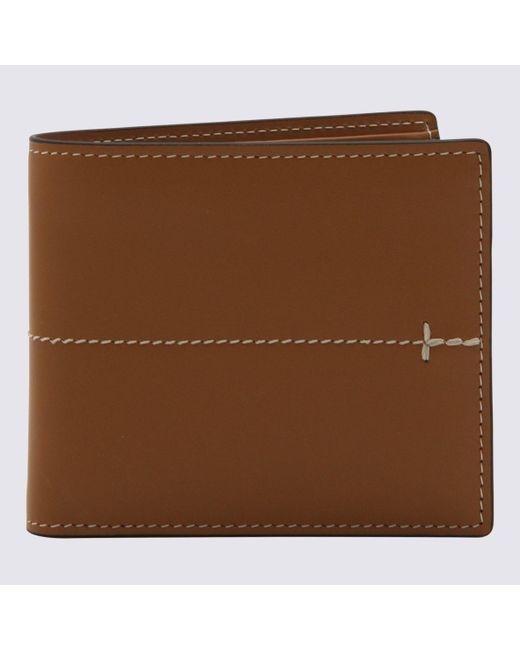 Tod's Brown Leather Wallet for men