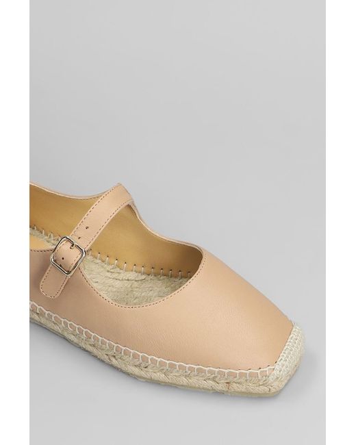 フラットシューズ CASTANER PEPA/250 ESPADRILLES IN SMOOTH LEATHER Castañer Pepa Leather Espadrille – Bluefly