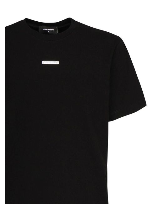DSquared² Black T-Shirts And Polos for men