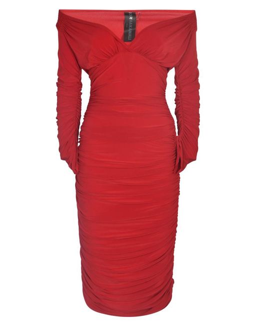 Norma Kamali Dresses Red