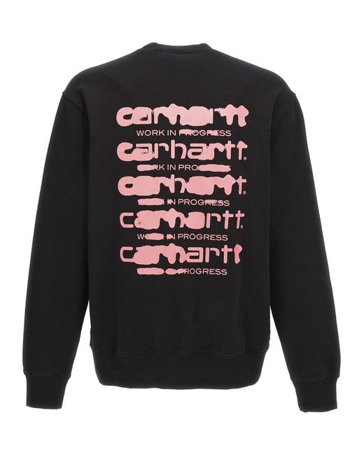 Carhartt Black 'Ink Bleed' Sweatshirt for men