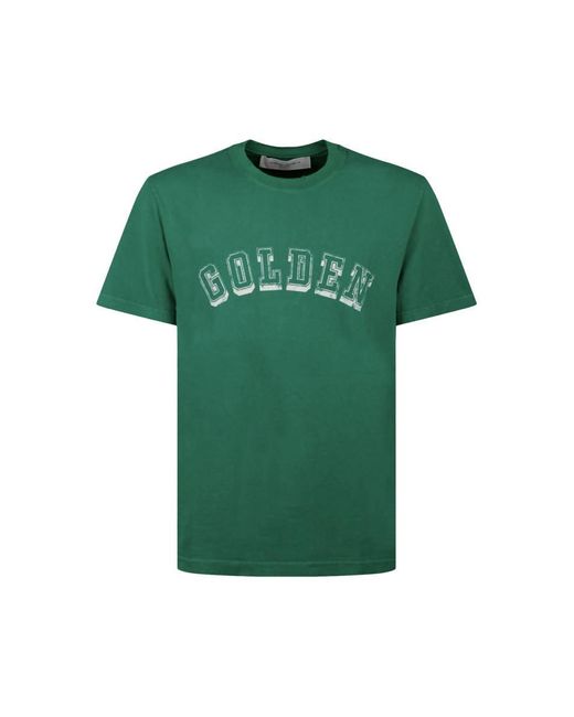 Golden Goose Deluxe Brand Green T-shirts for men