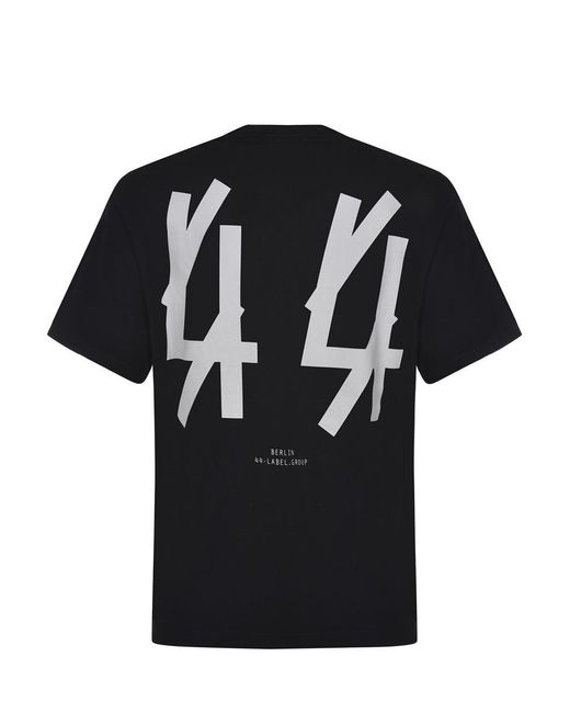 M44 LABEL GROUP Black T-Shirts And Polos for men