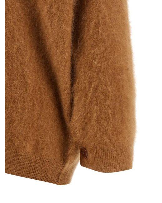 Nude Brown Cashmere Cardigan