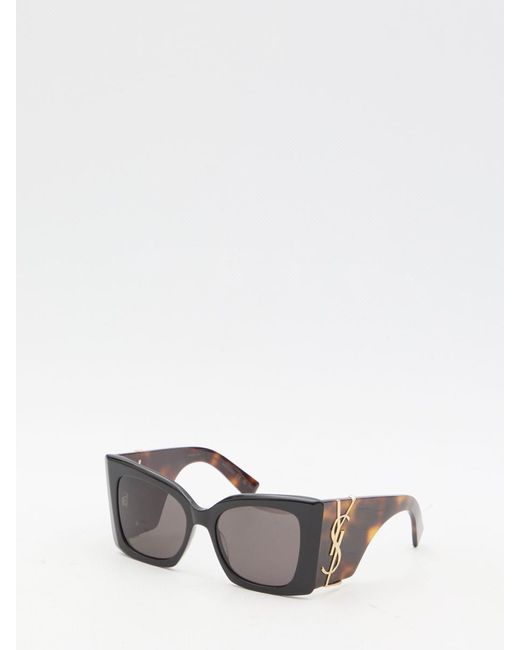 Saint Laurent Gray Sl M119 Blaze Sunglasses