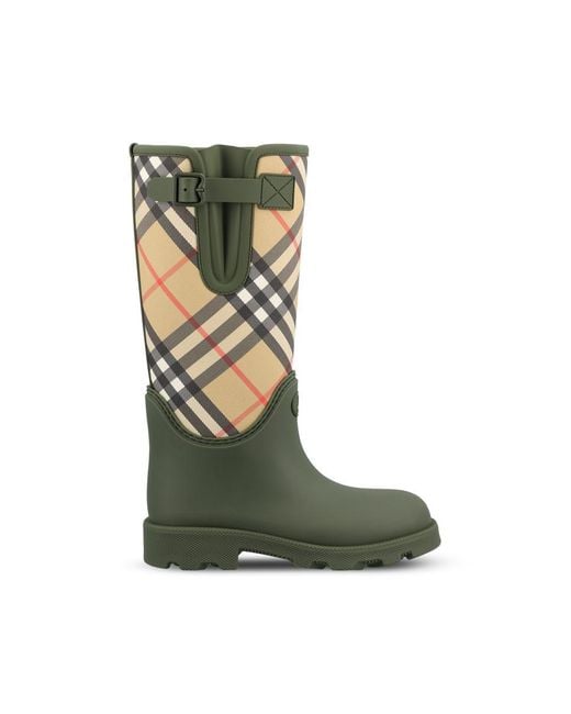 Burberry Green Boots