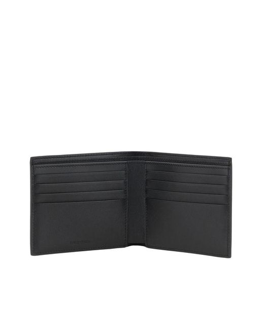 Balenciaga Black Leather Wallet for men