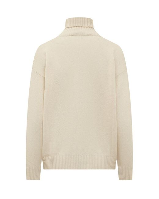 Jucca White Turtleneck Sweater